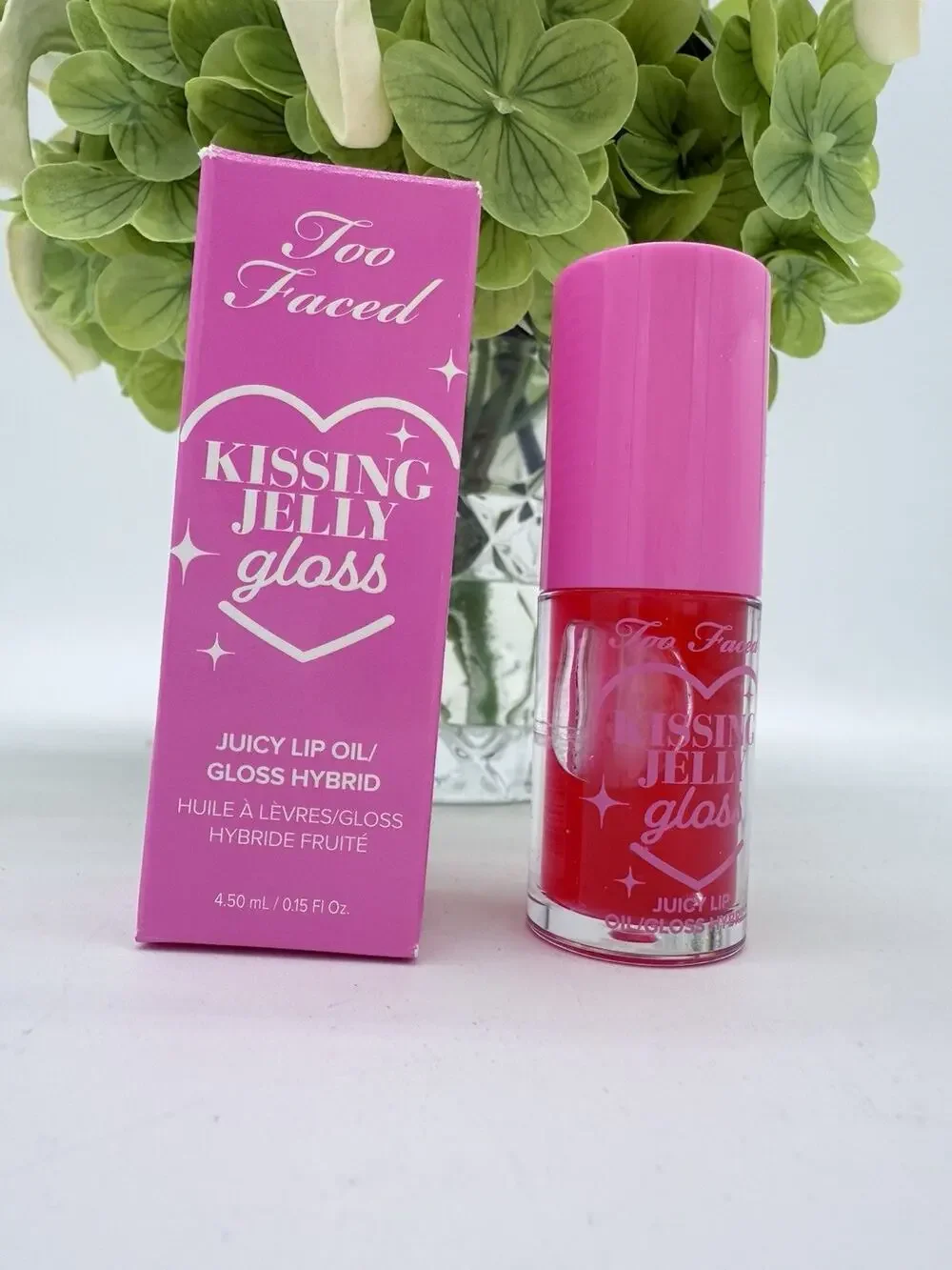 Too Faced Kissing Jelly Gloss Juicy Lip Oil Sour Watermelon Full Size